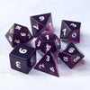 Mysterious Night - Glass 7ct Dice Set