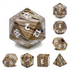 Tree Ring - Gemstone 7ct Dice Set