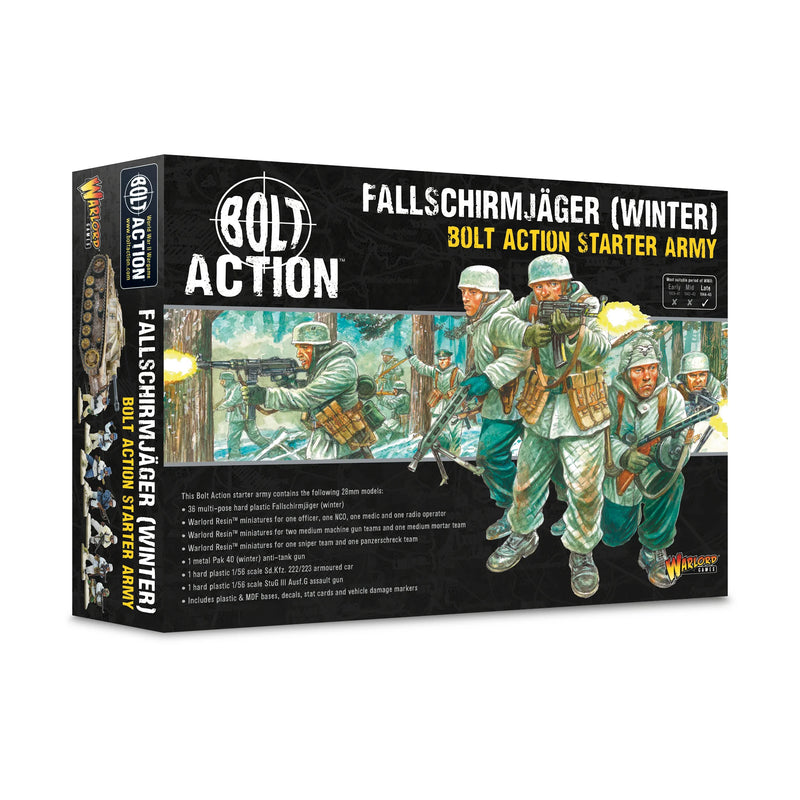 Bolt Action - Fallschirmjäger (Winter) Starter Army