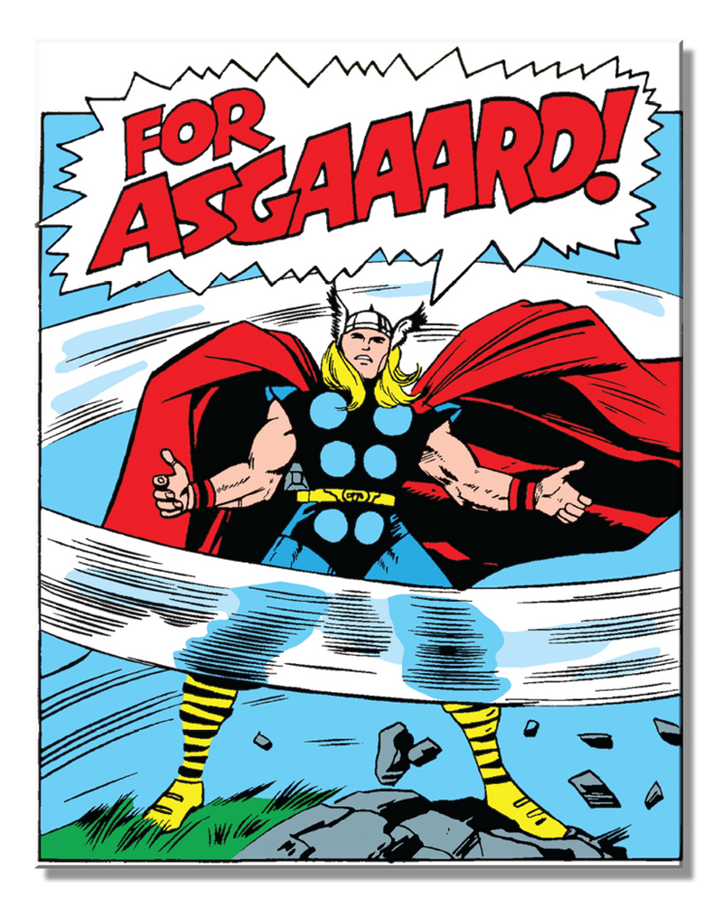 Metal Sign: Thor "For Asgaard!"