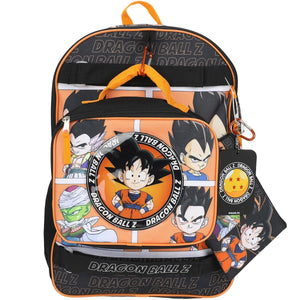 Shop Dragon Ball Z Print 5-Piece Trolley Backpack Set Online