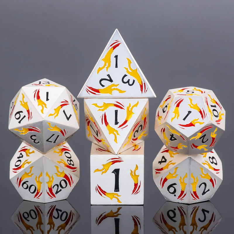 Dagger of the Wind - Sun Blade -  Metal 7ct Dice Set