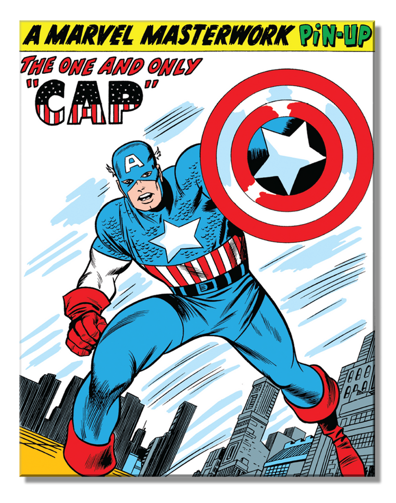 Metal Sign: Captain America Masterwork