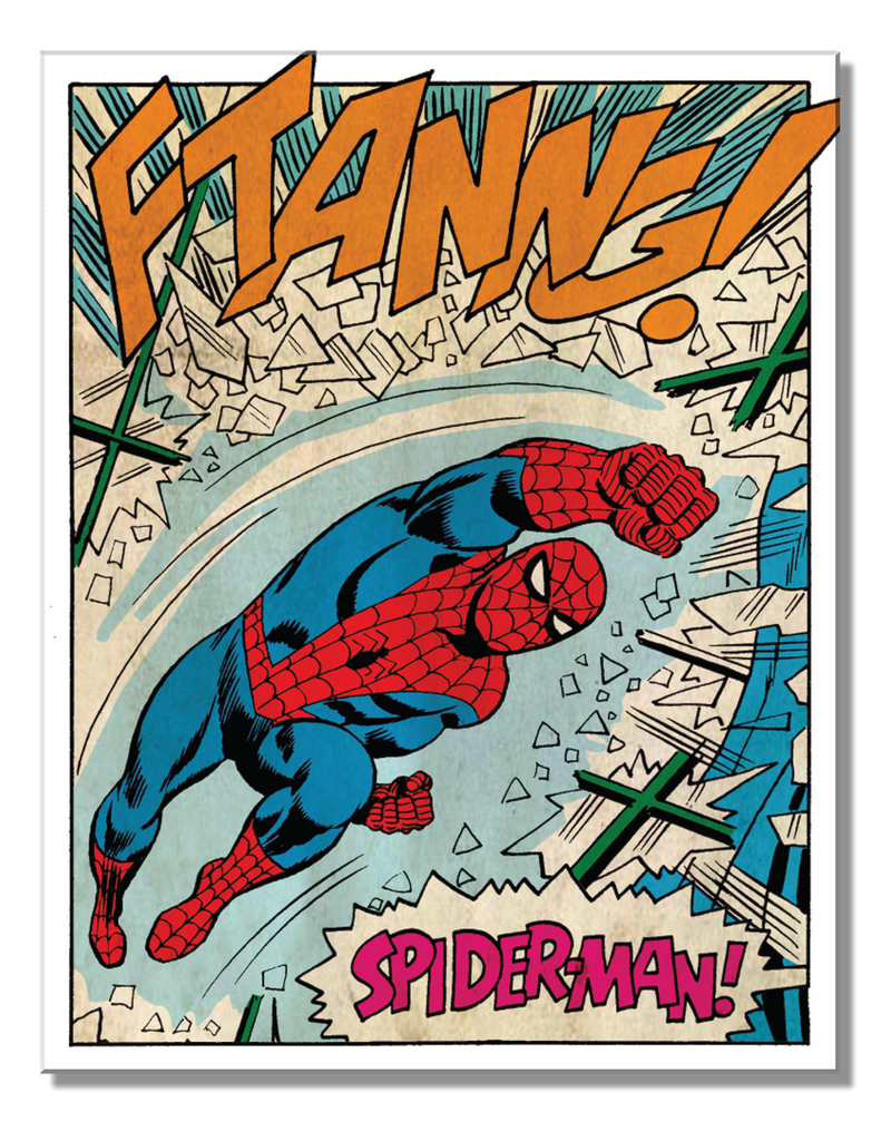 Metal Sign: Spider-Man "Ftanng!!!"