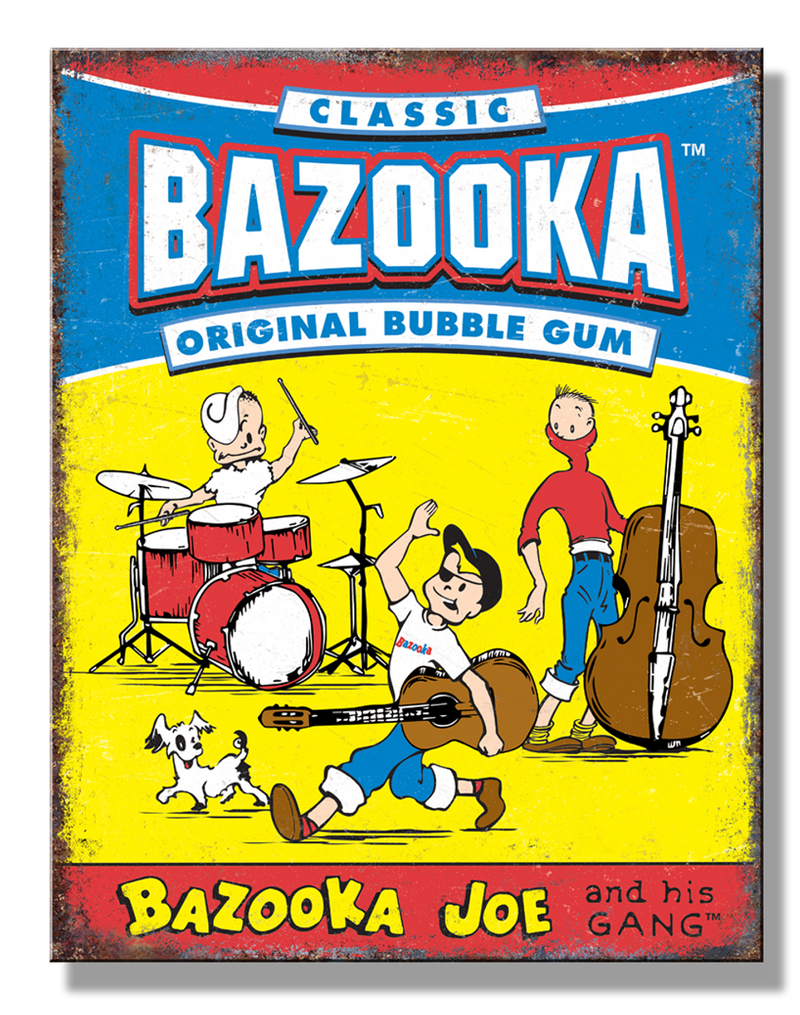 Metal Sign: Bazooka Band