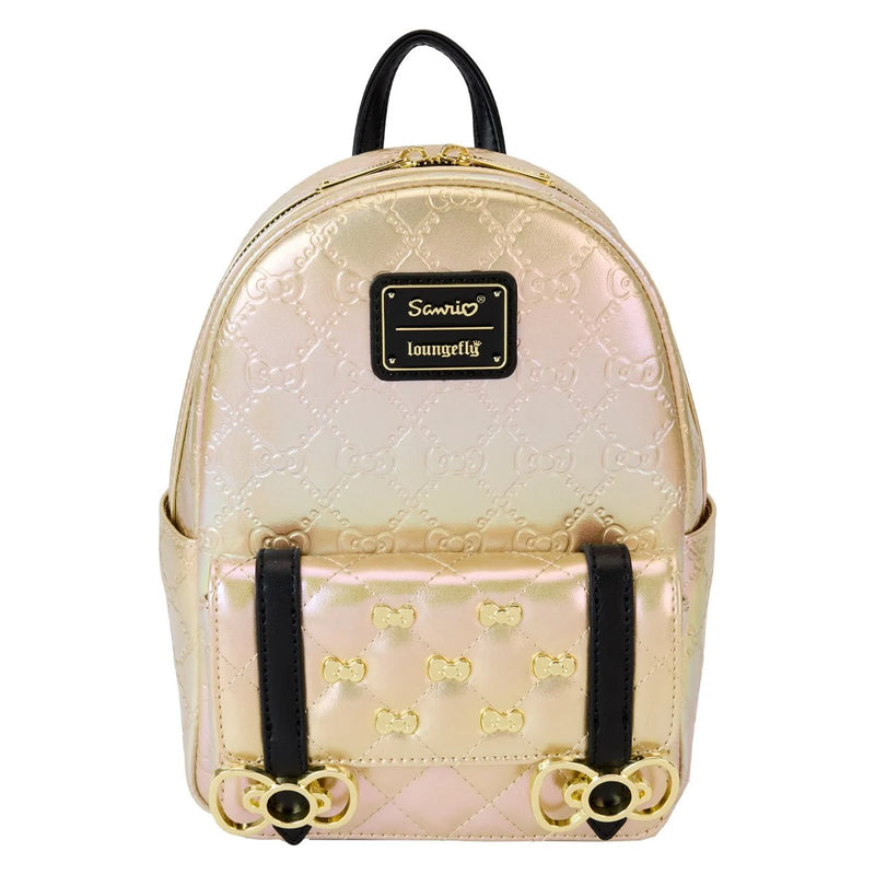 Hello Kitty 50th Anniversary Metallic Gold Mini-Backpack