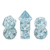 Blue Glitter - 7ct Mini Dice