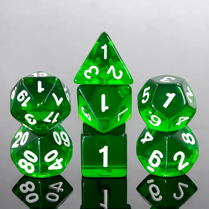 India Green - 7ct Dice Set