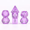 Transparent Purple - 7ct Mini Dice