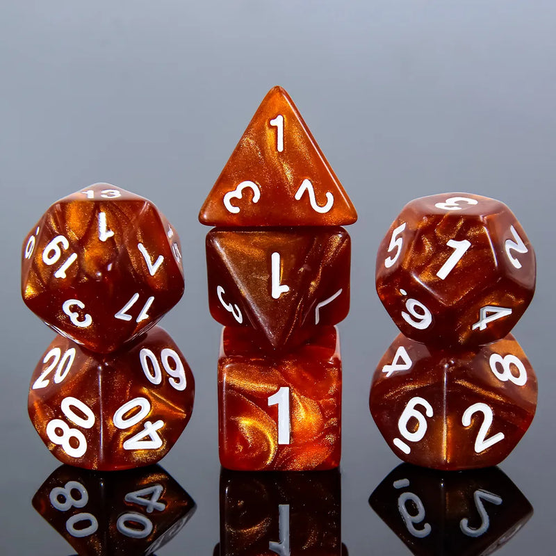 Amber - 7ct Dice Set