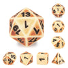 Brown Ancient - 7ct Dice Set