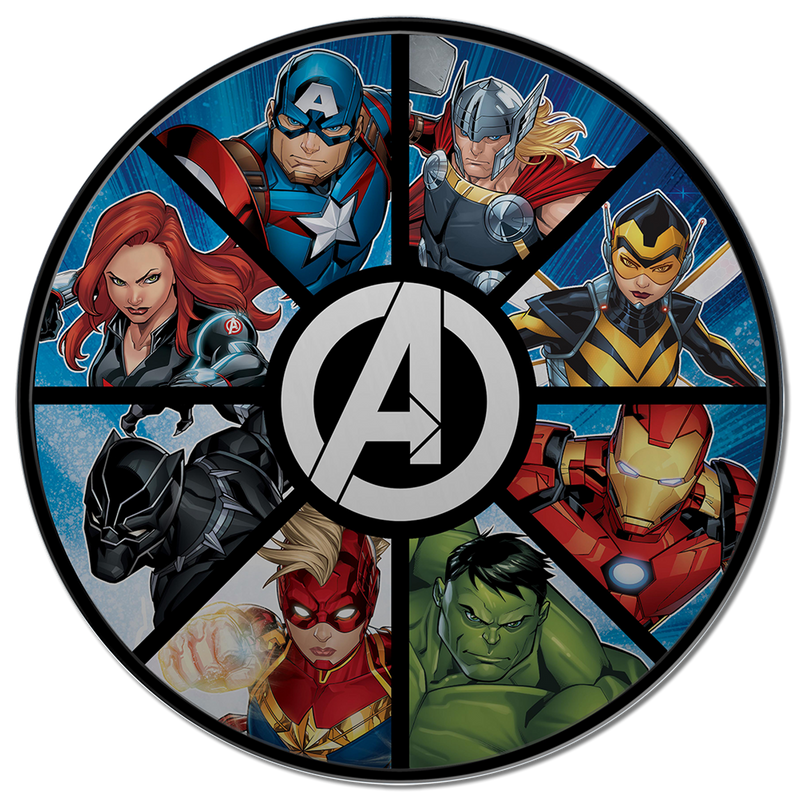 Metal Sign: The Avengers (Round)