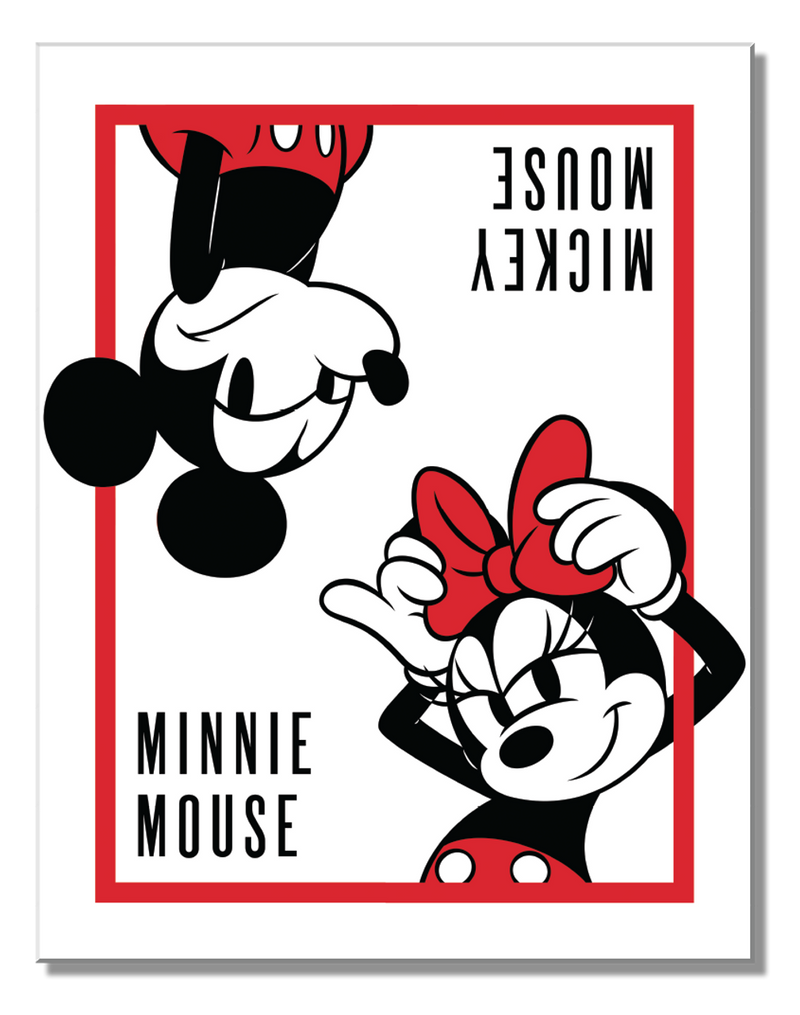 Metal Sign: Mickey and Minnie