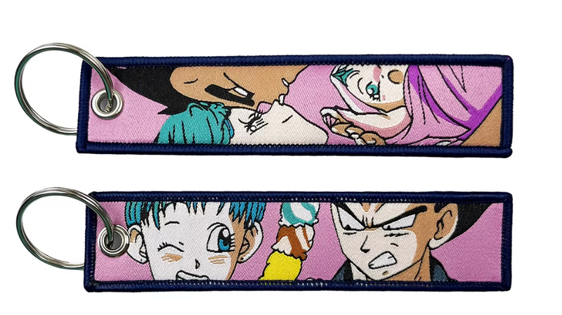 Dragon Ball - Bulma & Yamcha - Tag Keychain