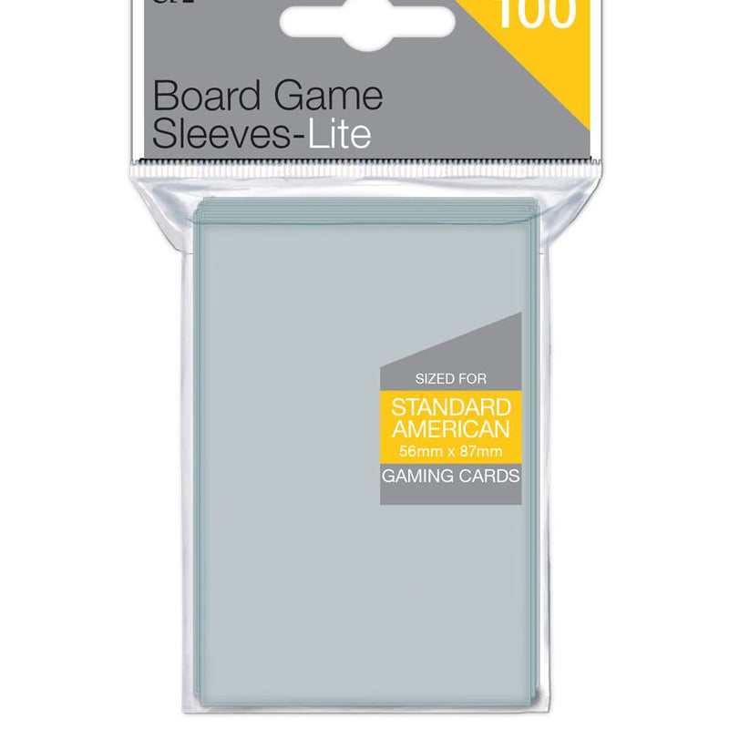 Ultra Pro: Lite Board Game Sleeves - Standard American 56mm x 87mm - 100ct