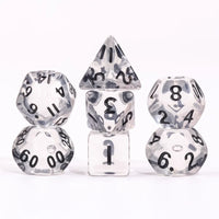 Transparent White - 7ct Mini Dice