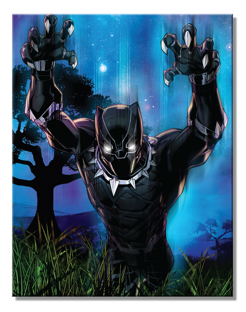 Metal Sign: Black Panther Pouncing