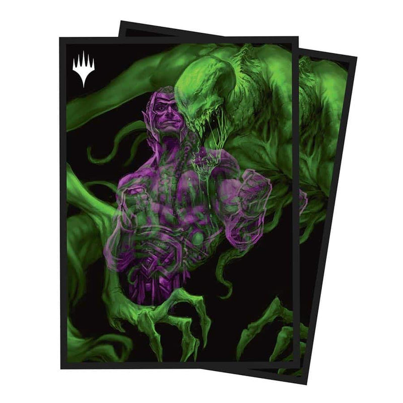 Magic: The Gathering - Duskmourn - 100ct Deck Protector Sleeves -  Alt Art Key Character Mythic 2