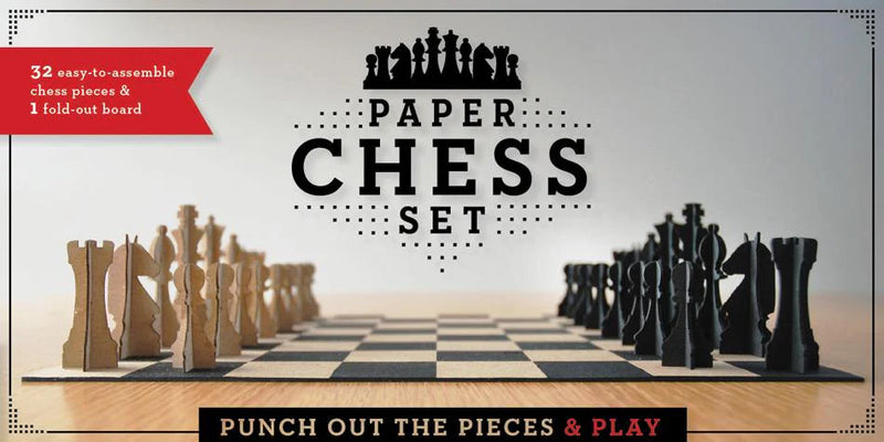 Paper Chess Set: Punch Out the Pieces & Play