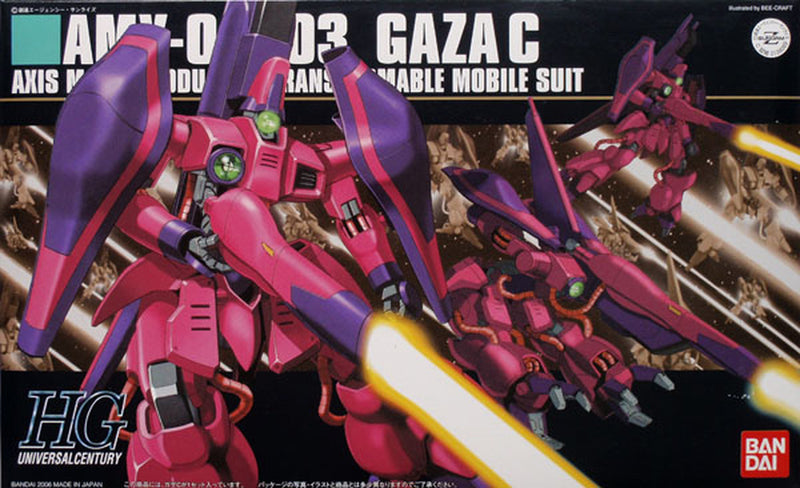 Bandai HGUC #63 1/144 AMX-003 Gaza C "Mobile Suit Zeta Gundam"