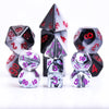 Black & White Blend - Purple - Mini 7ct Dice Set