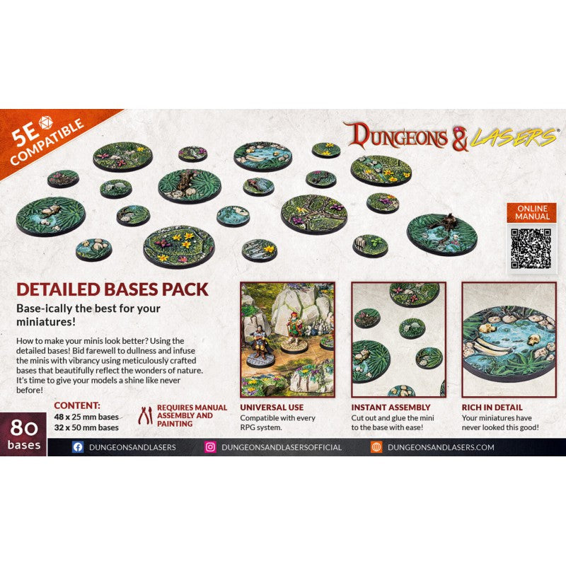 Archon Studio Dungeons and Lasers: Detailed Bases Pack