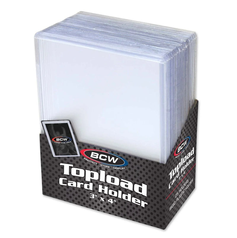 3x4 Topload Card Holder - Standard (25ct)