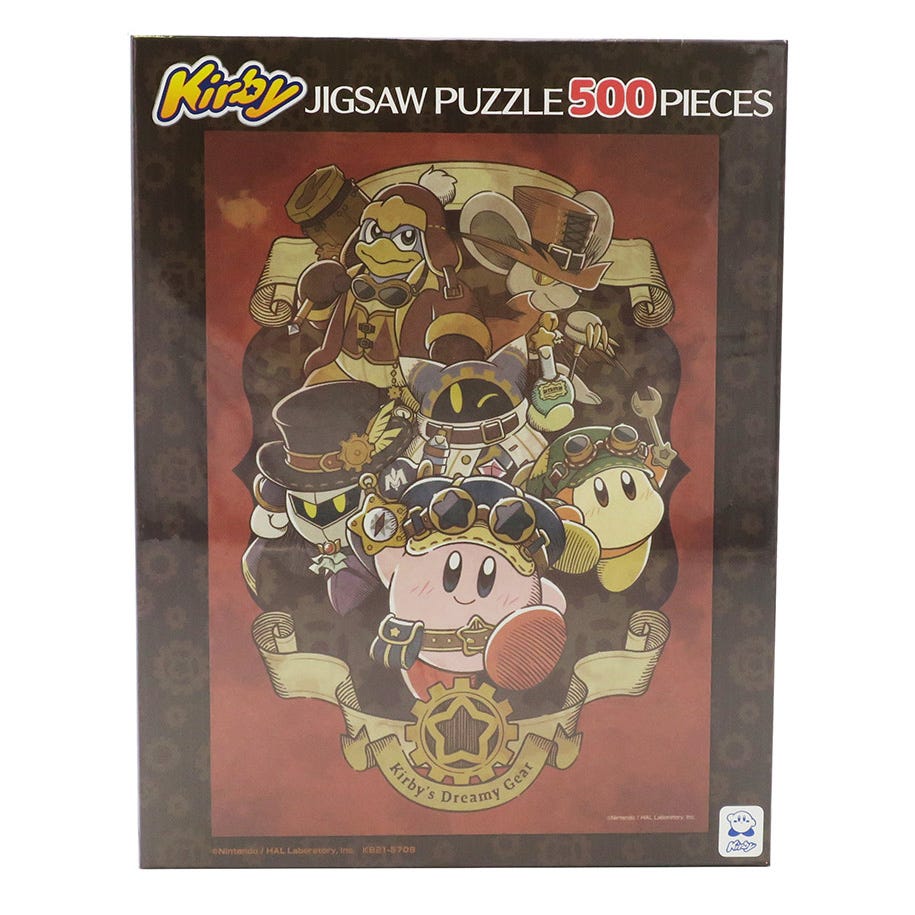 Ensky Puzzle Kirby's Dreamy Gear Jigsaw Puzzle (500 pcs)