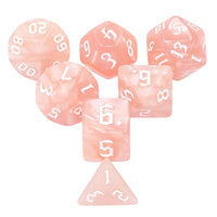 Beige  - Pearl - 7ct Dice Set