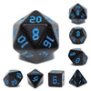 Chon Drite - Blue Font - 7ct Dice Set