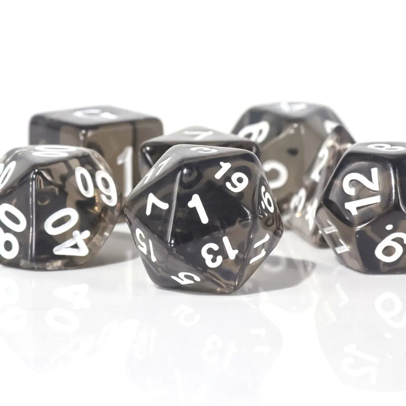 Grey Gems - 7ct Dice Set