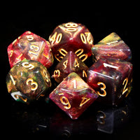 Midnight Rose - 7ct Dice Set