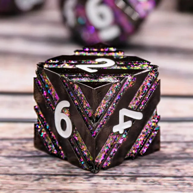 The Manifest - Metal 7ct Dice Set