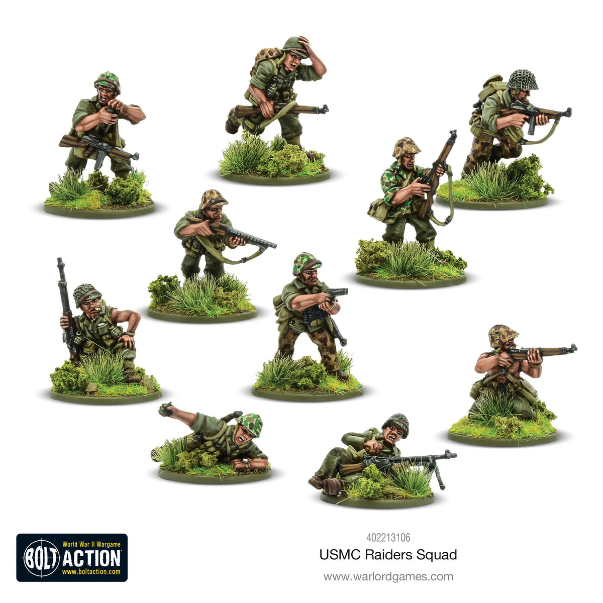 Bolt Action - USMC Raider Squad