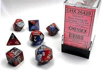 7 Dice Set Blue/Red/Gold