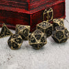 Ancient Call - Brass - Metal 7ct Dice Set