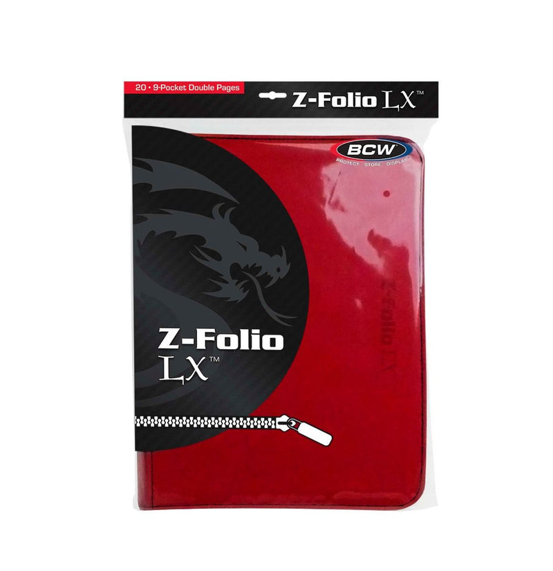 Z-Folio 9-Pocket LX Album - Red