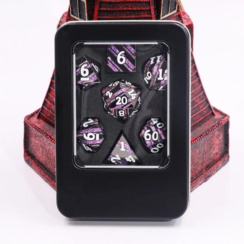 The Manifest - Metal 7ct Dice Set