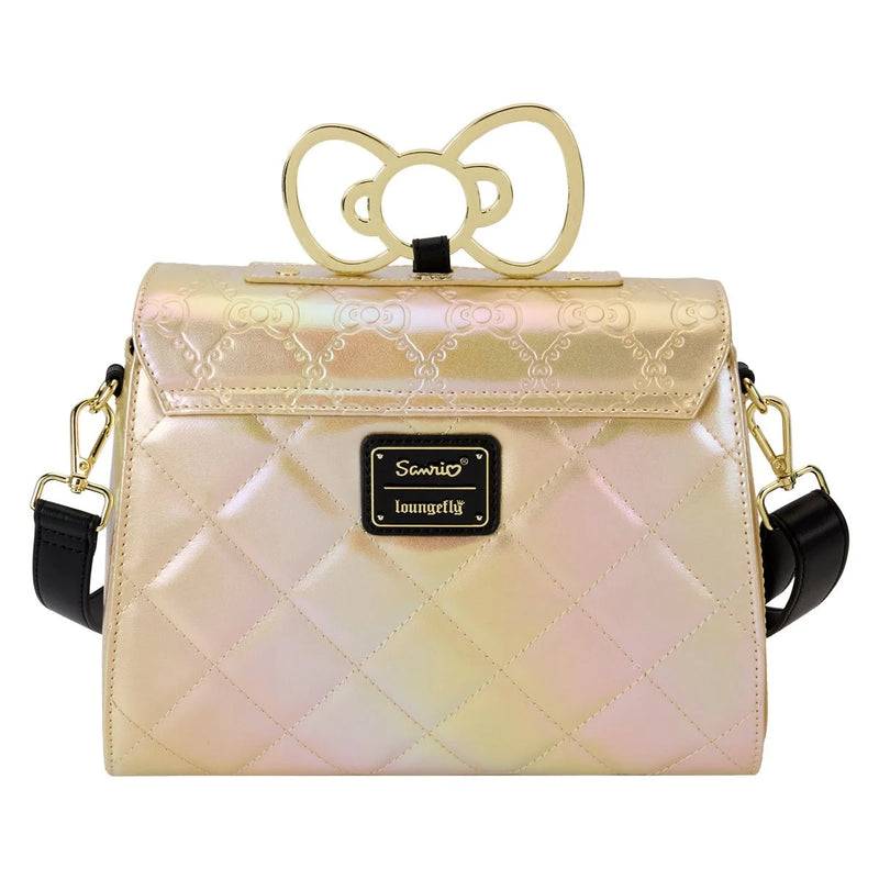 Hello Kitty 50th Anniversary Gold Crossbody Bag