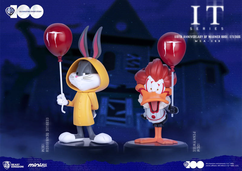 Warner Brothers 100th Anniversary IT MEA-059 Bugs Bunny and Daffy Duck Mini-Figure 2-Pack