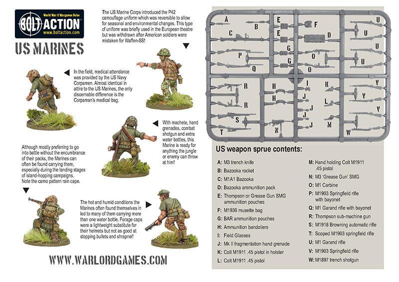 Bolt Action - US Marines Starter Army