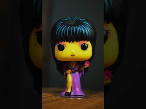 Elvira Black Light Funko Pop! Vinyl Figure #68 - Entertainment Earth Exclusive