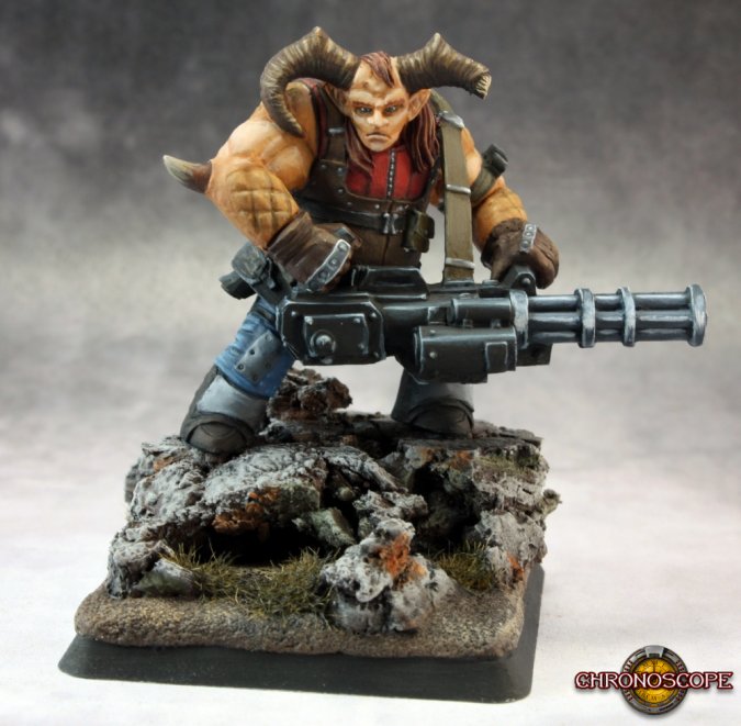 Reaper Miniatures: Chronoscope - Cyber Punk Troll | Geeky Villain ...