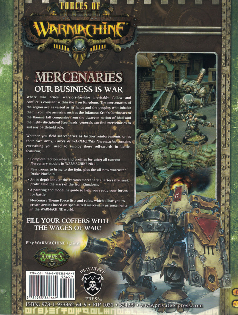 Forces of Warmachine: Mercenaries (SC)